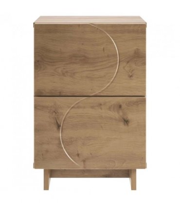 vidaXL Bedside Cabinet 2 pcs Artisan Oak 33.5 x 34.5 x 50 cm