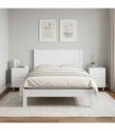 vidaXL Bedside Cabinet 2 pcs White 33.5 x 34.5 x 50 cm Engineered Wood
