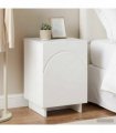vidaXL Bedside Cabinet White 33.5 x 34.5 x 50 cm Engineered Wood