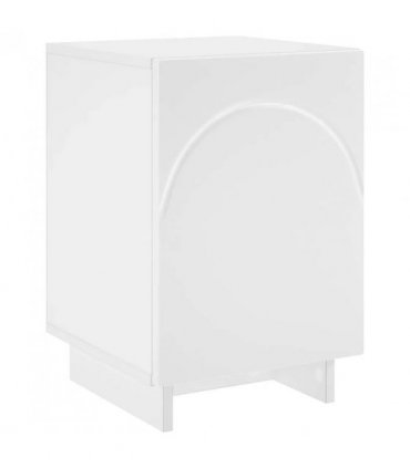 vidaXL Bedside Cabinet White 33.5 x 34.5 x 50 cm Engineered Wood