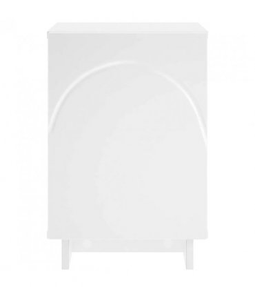 vidaXL Bedside Cabinet White 33.5 x 34.5 x 50 cm Engineered Wood