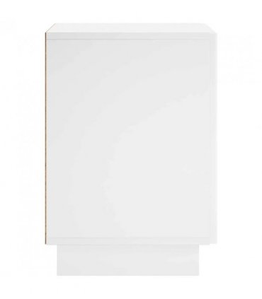 vidaXL Bedside Cabinet White 33.5 x 34.5 x 50 cm Engineered Wood