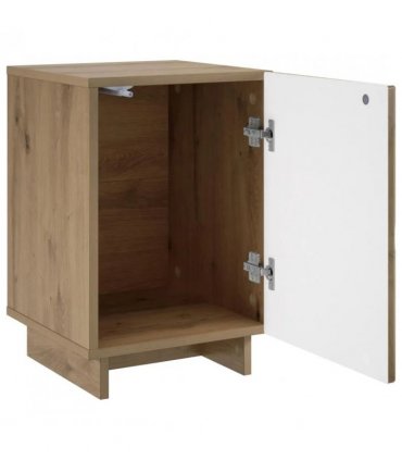 vidaXL Bedside Cabinet 2 pcs Artisan Oak 33.5 x 34.5 x 50 cm — V0672281818
