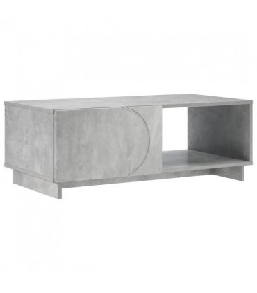 vidaXL Coffee Table Concrete Grey 95 x 50.5 x 35 cm Engineered Wood
