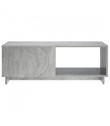 vidaXL Coffee Table Concrete Grey 95 x 50.5 x 35 cm Engineered Wood