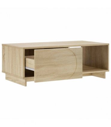 vidaXL Coffee Table Sonoma Oak 95 x 50.5 x 35 cm Engineered Wood