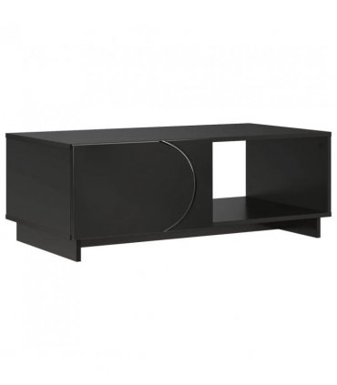 vidaXL Coffee Table Black 95 x 50.5 x 35 cm Engineered Wood