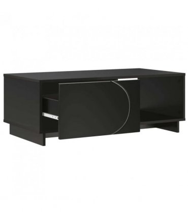 vidaXL Coffee Table Black 95 x 50.5 x 35 cm Engineered Wood