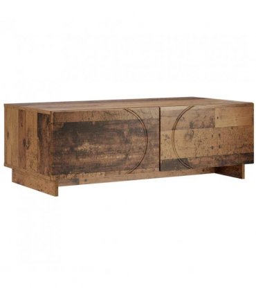 vidaXL Coffee Table Old Wood 102 x 50.5 x 35 cm Engineered Wood