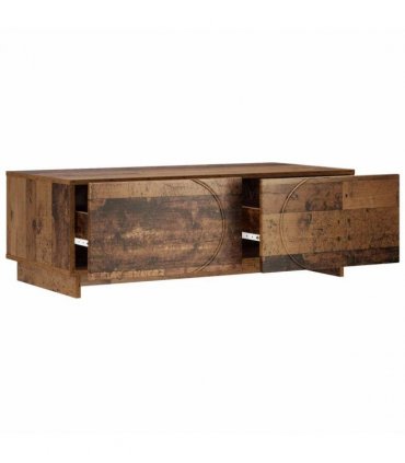 vidaXL Coffee Table Old Wood 102 x 50.5 x 35 cm Engineered Wood