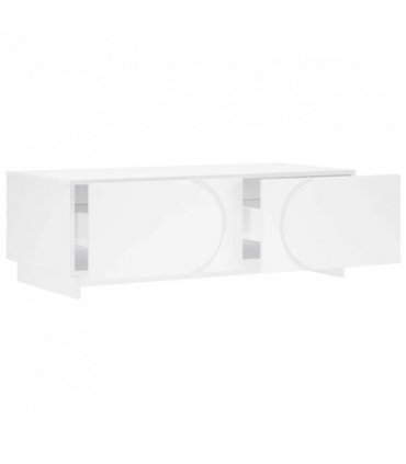 vidaXL Coffee Table White 102 x 50.5 x 35 cm Engineered Wood
