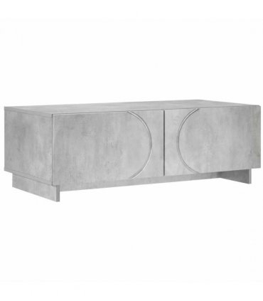 vidaXL Coffee Table Concrete Grey 102 x 50.5 x 35 cm Engineered Wood