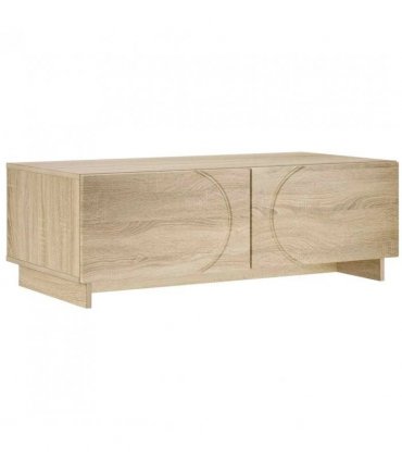 vidaXL Coffee Table Sonoma Oak 102 x 50.5 x 35 cm Engineered Wood
