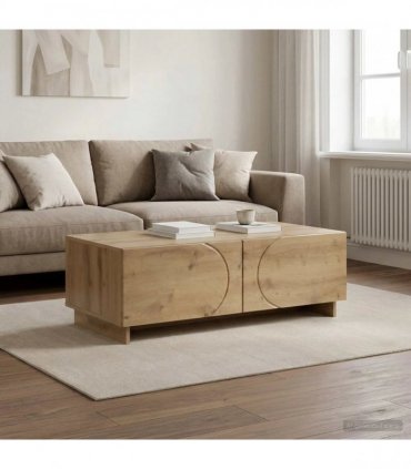 vidaXL Coffee Table Artisan Oak 102 x 50.5 x 35 cm Engineered Wood