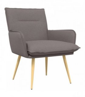 vidaXL Armchair Taupe Fabric