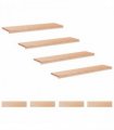 vidaXL Stair Treads 8 pcs 110 x 30 x 2 cm Natural Solid Beech Wood