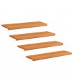 vidaXL Stair Treads 4 pcs 90 x 30 x 2 cm Light Brown Solid Beech Wood