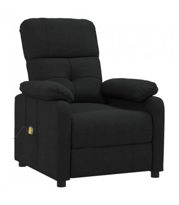 vidaXL Massage Chair Black Fabric — V0672351913