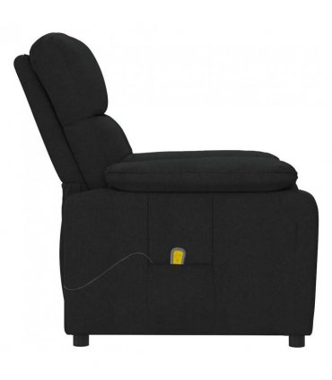 vidaXL Massage Chair Black Fabric — V0672351913