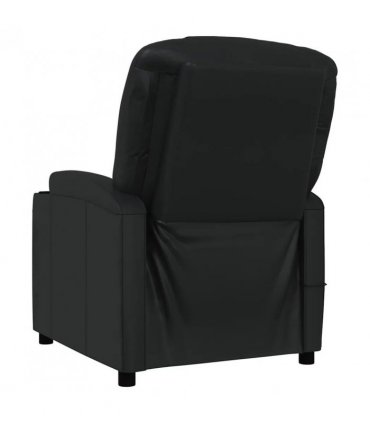 vidaXL Massage Chair Black Faux Leather — V0672352213