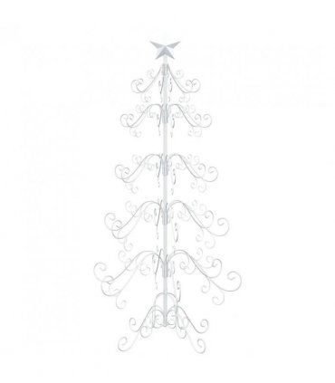 vidaXL Metal Christmas Tree with Spiral Stand KUOPIO 150 cm Steel