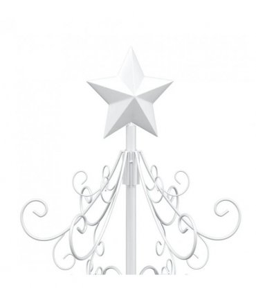 vidaXL Metal Christmas Tree with Spiral Stand KUOPIO 150 cm Steel