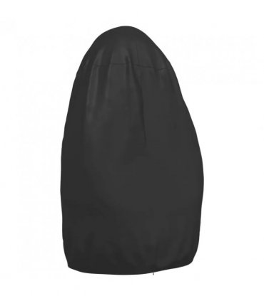 vidaXL Hanging Egg Chair Cover Black Ø 108x190 cm 420D Oxford — Size: Ø 108 x 190 cm
