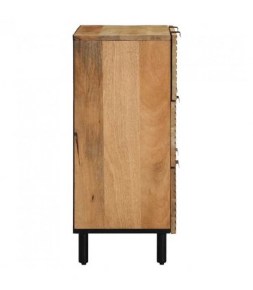 vidaXL Sideboard Brown 60x33x75 cm Solid Wood Mango — V0672360155