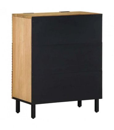 vidaXL Sideboard Brown 60x33x75 cm Solid Wood Mango — V0672360155
