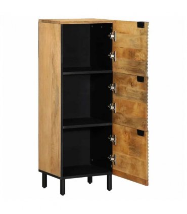 vidaXL Highboard Brown 40x33x110 cm Solid Wood Mango