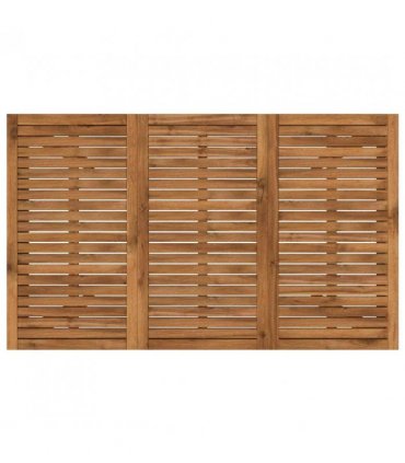 vidaXL Garden Dinner Table Natural 147 x 88.5 x 75 cm