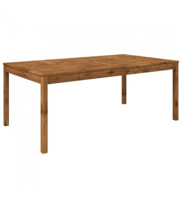 vidaXL Garden Dinner Table Natural 196 x 100.5 x 75 cm
