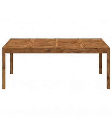 vidaXL Garden Dinner Table Natural 196 x 100.5 x 75 cm