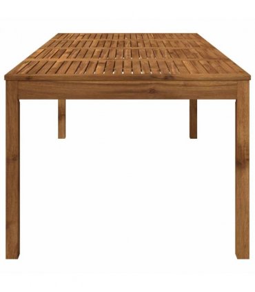 vidaXL Garden Dinner Table Natural 196 x 100.5 x 75 cm