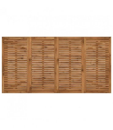 vidaXL Garden Dinner Table Natural 196 x 100.5 x 75 cm