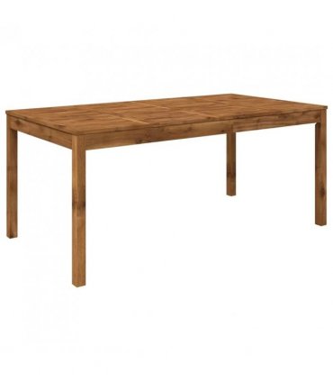 vidaXL Garden Dinner Table Natural 180 x 88.5 x 75 cm