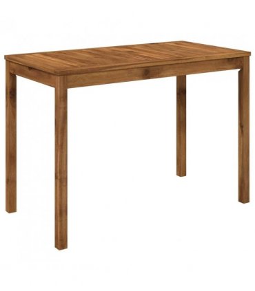 vidaXL Garden Dinner Table Natural 108.5 x 55 x 75 cm