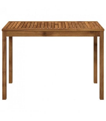 vidaXL Garden Dinner Table Natural 108.5 x 55 x 75 cm
