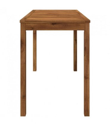 vidaXL Garden Dinner Table Natural 108.5 x 55 x 75 cm