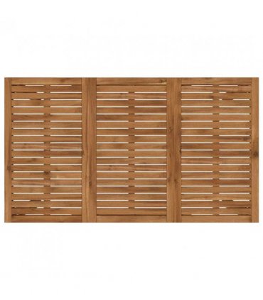 vidaXL Garden Dinner Table Natural 141 x 80.5 x 75 cm
