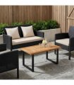 vidaXL Table Top 68.5 x 35 x 2 cm Rectangular Solid Acacia Wood — Colour: Natural