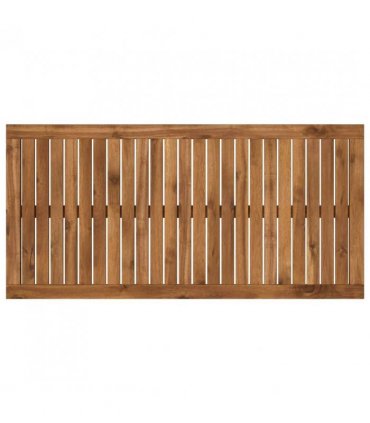 vidaXL Table Top 100.5 x 49 x 2 cm Rectangular Solid Acacia Wood — Colour: Natural