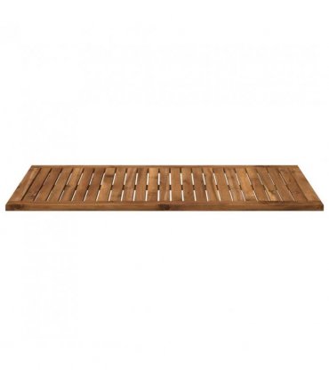 vidaXL Table Top 100.5 x 49 x 2 cm Rectangular Solid Acacia Wood — Colour: Natural
