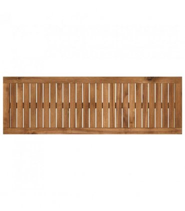 vidaXL Table Top 108.5 x 35 x 2 cm Rectangular Solid Acacia Wood — Colour: Natural