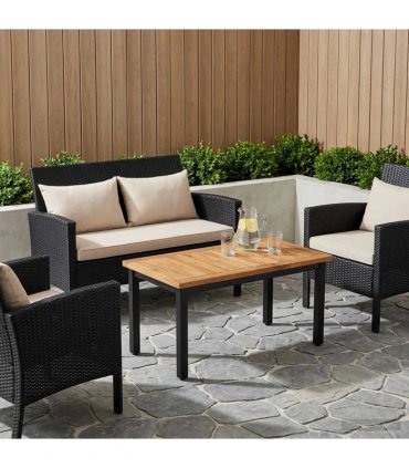 vidaXL Table Top 80.5 x 40 x 2 cm Rectangular Solid Acacia Wood — Colour: Natural
