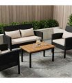 vidaXL Table Top 60.5 x 49 x 2 cm Rectangular Solid Acacia Wood — Colour: Natural