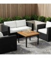 vidaXL Table Top 40.5 x 40 x 2 cm Rectangular Solid Acacia Wood — Colour: Natural