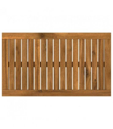 vidaXL Table Top 68.5 x 40 x 2 cm Rectangular Solid Acacia Wood — Colour: Natural
