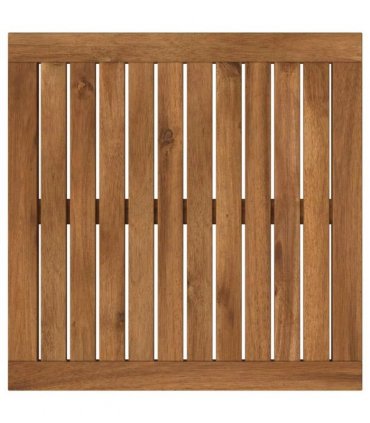 vidaXL Table Top 48.5 x 49 x 2 cm Rectangular Solid Acacia Wood — Colour: Natural