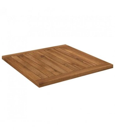 vidaXL Table Top 48.5 x 49 x 2 cm Rectangular Solid Acacia Wood — Colour: Natural